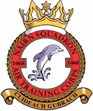 1068 (Nairn) Air Cadets (ATC)/Air Cadets Squadron badge. Click to go to the 1068 (Nairn) Air Cadets (ATC)/Air Cadets homepage