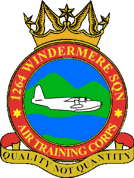 1264 (Windermere) Air Training Corps (ATC)/Air Cadets Squadron badge. Click to go to the 1264 (Windermere) Air Training Corps (ATC)/Air Cadets homepage