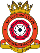 1927 (Petersfield) Air Training Corps (ATC)/Air Cadets Squadron badge. Click to go to the 1927 (Petersfield) Air Training Corps (ATC)/Air Cadets homepage