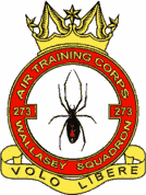 273 (Wallasey) Air Cadets (ATC)/Air Cadets Squadron badge. Click to go to the 273 (Wallasey) Air Cadets (ATC)/Air Cadets homepage