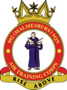 992 (Malmesbury) Air Training Corps (ATC)/Air Cadets Squadron badge. Click to go to the 992 (Malmesbury) Air Training Corps (ATC)/Air Cadets homepage