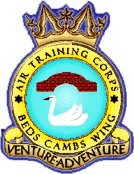 Bedfordshire & Cambridgeshire Wing Air Training Corps (ATC)/Air Cadets Wing badge. Click to go to the Bedfordshire & Cambridgeshire Wing Air Training Corps (ATC)/Air Cadets Wing homepage