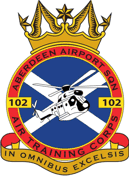 102 (Aberdeen Airport) Air Cadets Squadron badge 102 (Aberdeen Airport) Air Cadets Squadron badge