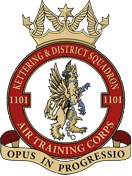 1101 (Kettering) Air Cadets Squadron badge