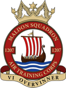 1207 (Maldon) Air Cadets Squadron badge 1207 (Maldon) Air Cadets Squadron badge
