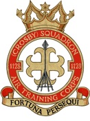 1128 (Crosby) Air Cadets Squadron badge