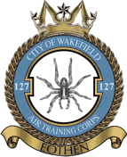 127 (Wakefield) Air Cadets Squadron badge 127 (Wakefield) Air Cadets Squadron badge