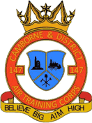 147 (Camborne & District) Air Cadets Squadron badge 147 (Camborne & District) Air Cadets Squadron badge