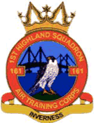 161 (1st Highland) Air Cadets Squadron badge 161 (1st Highland) Air Cadets Squadron badge