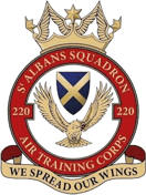 220 (St Albans) Air Cadets Squadron badge
