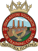 240 (Darlaston) Air Cadets Squadron badge 240 (Darlaston) Air Cadets Squadron badge