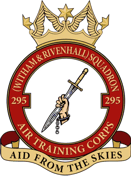295 (Witham & Rivenhall) Air Cadets Squadron badge 295 (Witham & Rivenhall) Air Cadets Squadron badge
