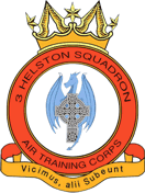 3 (Helston) Air Cadets Squadron badge 3 (Helston) Air Cadets Squadron badge