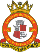 300 (Isle of Axholme) Air Cadets Squadron badge 300 (Isle of Axholme) Air Cadets Squadron badge