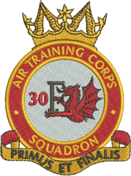 30F (City of Llandaff) Air Cadets Squadron badge 30F (City of Llandaff) Air Cadets Squadron badge
