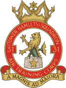 31 (Tower Hamlets) Air Cadets Squadron badge 31 (Tower Hamlets) Air Cadets Squadron badge