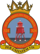 324 (South Shields) Air Cadets Squadron badge 324 (South Shields) Air Cadets Squadron badge