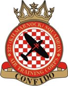 327 (Kilmarnock) Air Cadets Squadron badge 327 (Kilmarnock) Air Cadets Squadron badge