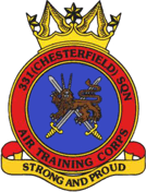 331 (Chesterfield) Air Cadets Squadron badge 331 (Chesterfield) Air Cadets Squadron badge