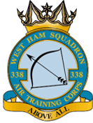 338 (West Ham) Air Cadets Squadron badge 338 (West Ham) Air Cadets Squadron badge