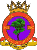 362 (Elm Tree) Air Cadets Squadron badge 362 (Elm Tree) Air Cadets Squadron badge