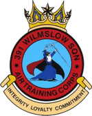 391 (Wilmslow) Air Cadets Squadron badge 391 (Wilmslow) Air Cadets Squadron badge