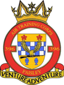 396 (Paisley) Air Cadets Squadron badge 396 (Paisley) Air Cadets Squadron badge