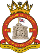 459 (Windsor) Air Cadets Squadron badge 459 (Windsor) Air Cadets Squadron badge