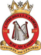 50F (Camberwell & Lambeth) Air Cadets Squadron badge
