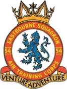 54 (Eastbourne) Air Cadets Squadron badge
