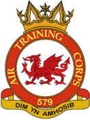 579 (Llandrindod Wells) Air Cadets Squadron badge 579 (Llandrindod Wells) Air Cadets Squadron badge