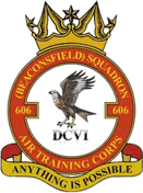 606 (Beaconsfield) Air Cadets Squadron badge 606 (Beaconsfield) Air Cadets Squadron badge