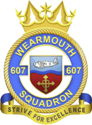 607 (Wearmouth) Air Cadets Squadron badge 607 (Wearmouth) Air Cadets Squadron badge