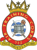 722 (Chivenor) Air Cadets Squadron badge 722 (Chivenor) Air Cadets Squadron badge