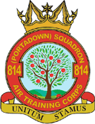 814 (Portadown) Air Cadets Squadron badge