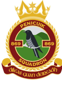869 (Penicuik) Air Cadets Squadron badge 869 (Penicuik) Air Cadets Squadron badge