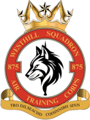 875 (Westhill) Air Cadets Squadron badge