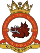 999 (Dunmow & District) Air Cadets Squadron badge 999 (Dunmow & District) Air Cadets Squadron badge