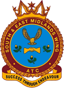 South & East Midlands Wing Air Cadets Squadron badge
