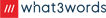 what3words logo